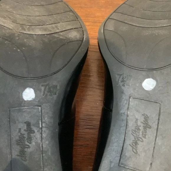 Black Dex flex comfort heel 7.5w - Picture 4 of 5